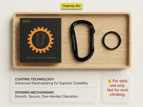 Iron Carabiner Clip