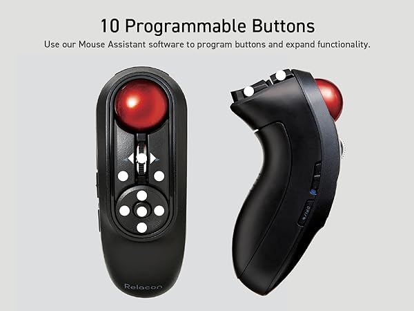 Relacon Trackball Programmable Buttons