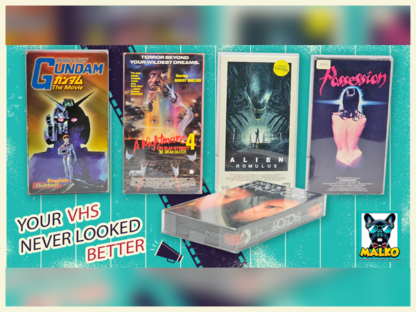 Malko VHS protective cases for movies