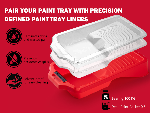 4 inch paint roller tray ,paint tray liner