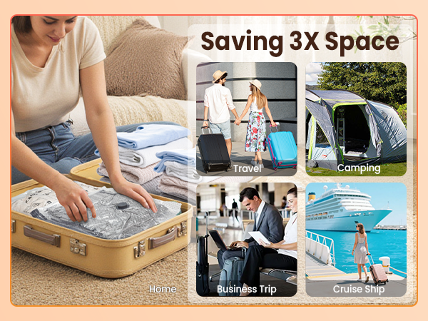 travel bags with usb electric pump