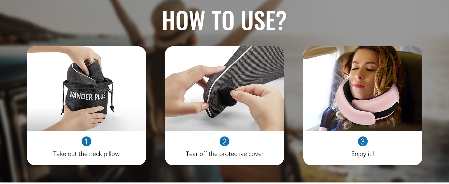WANDER PLUS travel pillow