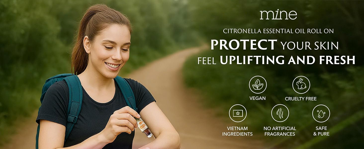 citronella rollerball pure skin roll on essential oil