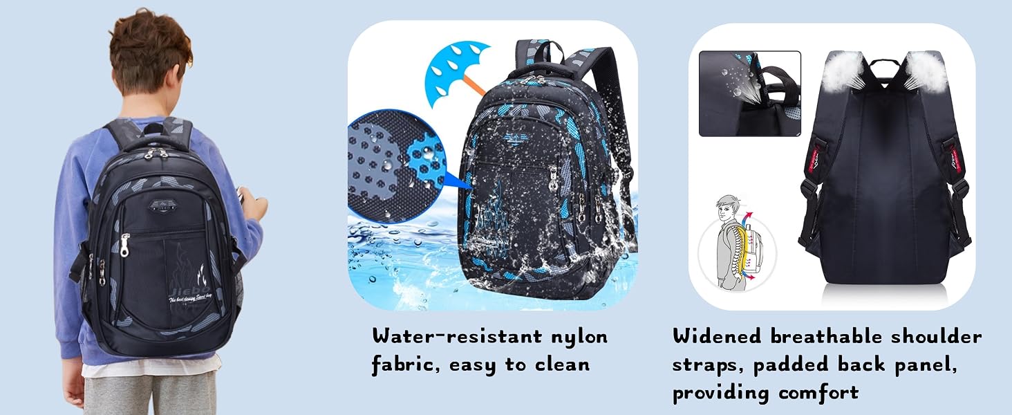 camo boys backpack for elementary