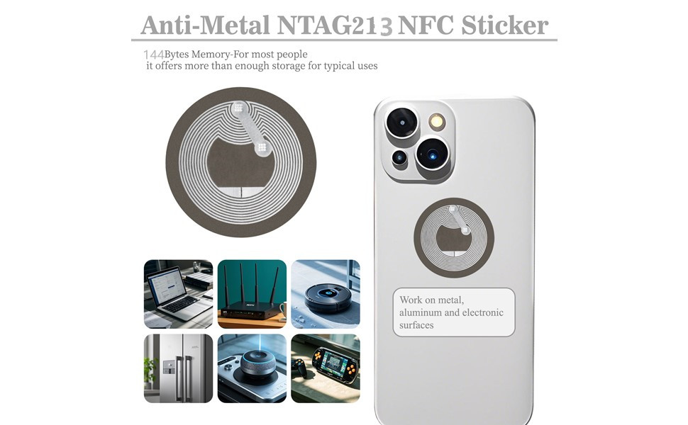 Anti-Metal NFC Sticker Tags