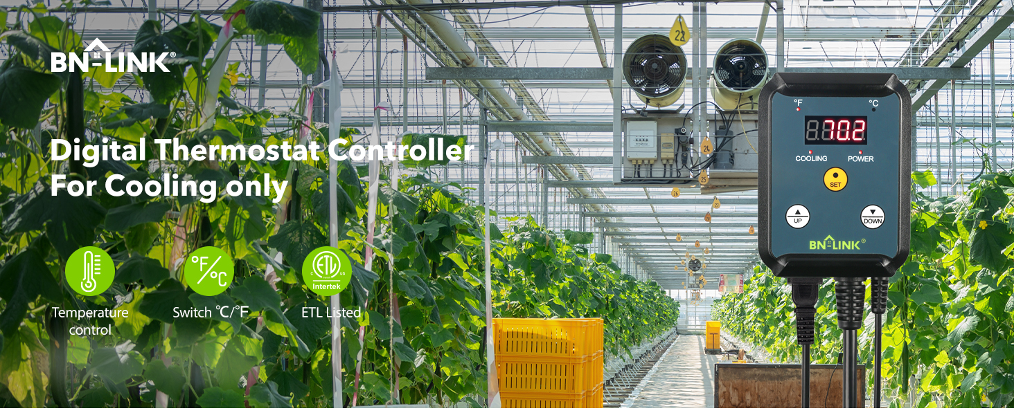 cooling thermostat controller