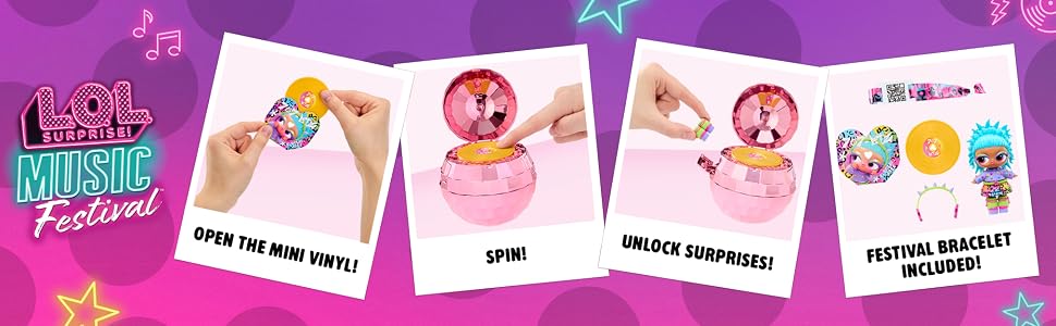 LOL Surprise Music Festival Tots – Great Gift for Kids Ages 4+