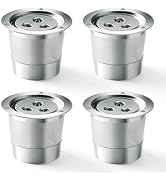4 Pack Stainless Steel Reusable K Cup Coffee Pods Compatible with Ninja Coffee Maker CFP201 CFP30...