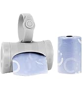 Ubbi Retractable On the Go Bag Dispenser for Travel, Diaper Bag Accessory Must Have for Newborn, ...