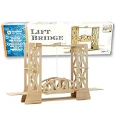 Pathfinders STEM Kit – Bridge Building Kit | Wooden Mechanical Engineering Toy for Kids Ages 7-9 ...