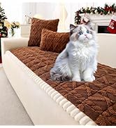OTOB Couch Cover for Dogs Washable Pet Friendly, Non Slip Plush Fuzzy Love Seat Couch Covers Sofa...