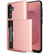 Jiunai for Samsung Galaxy S25 Case Card Holder Wallet for 2 Card ID License Credit Card Slot Hidd...