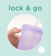 Silicone Tumbler with Handle, Lid + Straw 11 oz