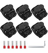 Joinfworld 2 Port Insulated Multi Tap Connector 2/0-6 Gauge Wire Connectors Aluminum to Copper Wi...