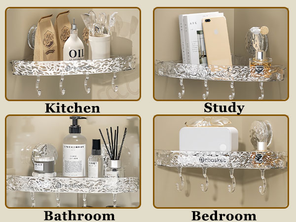 Corner Shower Caddy Suction Cup