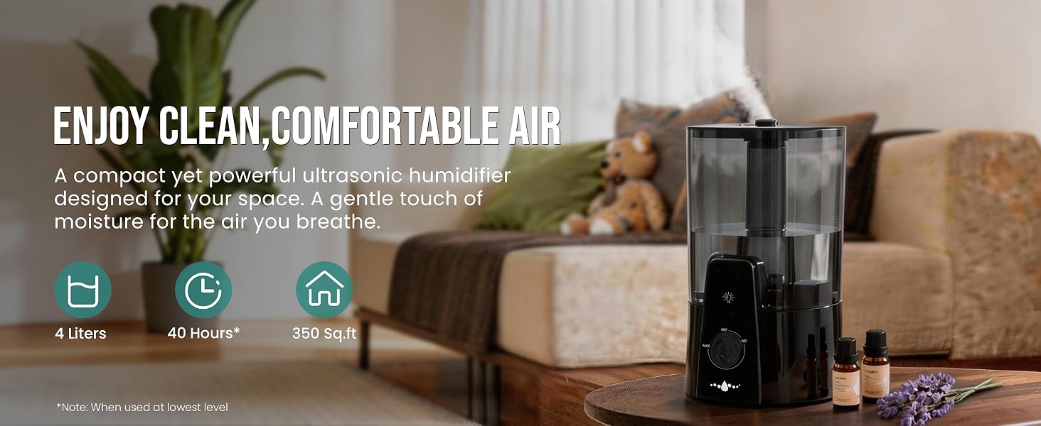 ENJOY CLEAN,COMFORTABLE AIR