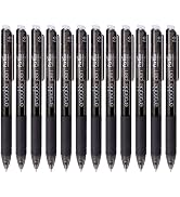 ParKoo Retractable Erasable Gel Pens Twist-Write, Fine Point 0.7 mm, Make Mistake Disappear, 12 B...