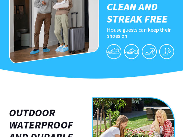 Real estate open house supplies carpet protector film boot covers construction booties painting