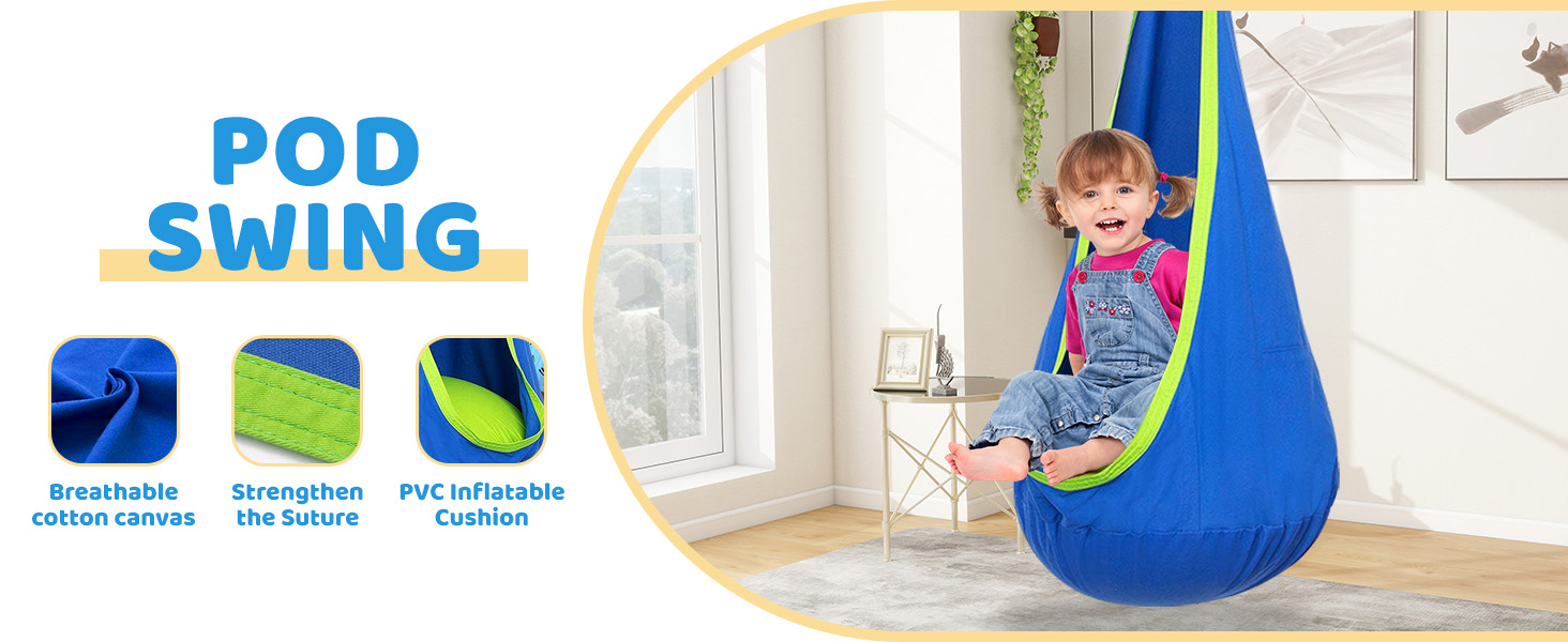 swing stand with sensory swing