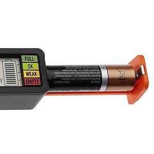 lacrosse, la crosse, 911-65557-INT, battery tester, digital, voltage, AAA, AA, lithium, batteries