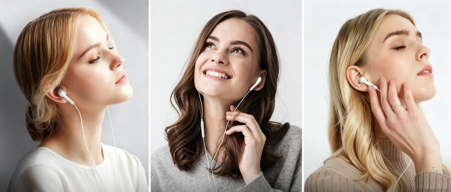 wired headphones eardphones for iphone