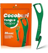 COCOBURI Tongue Cleaner for Adults-Disposable Tongue Cleaner-Disposable Plastic Tongue Cleaner-BP...
