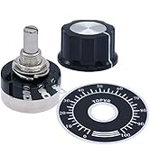 Taiss 2pcs RV24YN20S 10K Potentiometer Single Turn Carbon Film Rotary Taper Potentiometer Used fo...