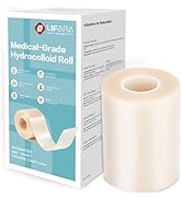 LIFARA Hydrocolloid Roll for Wound Care - Cut-to-Size, Extra Large Hydrocolloid Patch Bandages wi...