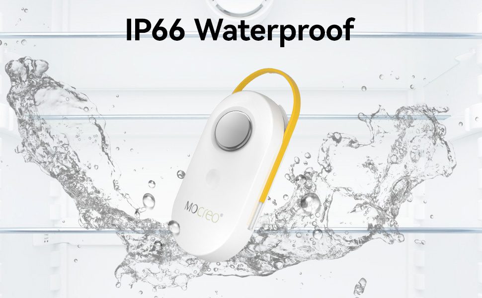 IP66 waterproof thermometer is ideal for humid environments like refrigerators and freezers