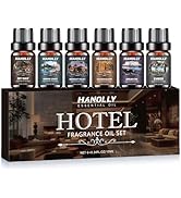 Hotel Diffuser Oils Gift Set - 6x10ML Luxury Hotel Scent Essential Oils Set for Diffuser, Candle ...