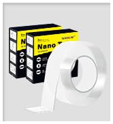 Double Sided Heavy Duty Extra Strong Adhesive Tape -Indoor/outdoor general purpose nano tape for ...
