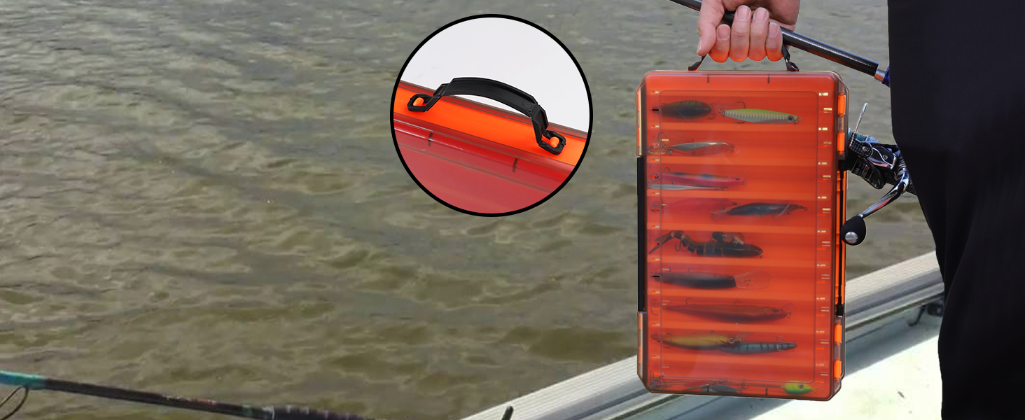 double sided tackle box