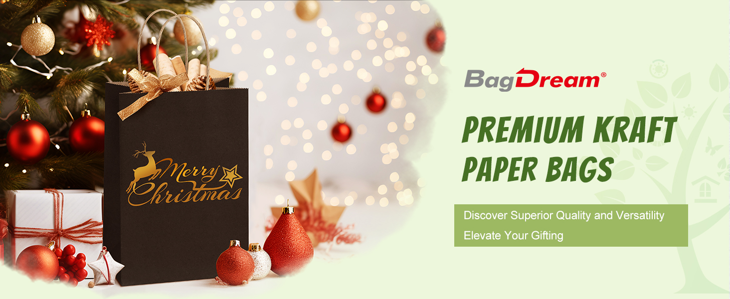 Christmas Gift Bags Black