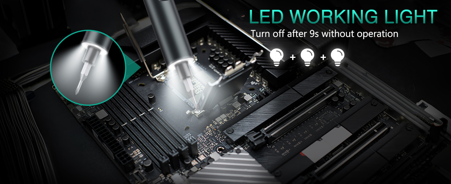 Electric Screwdriver Set, Precision Screwdriver Kit, Mini Electric Screwdriver