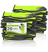 MIG4U Latex Coated Grip Work Gloves for Gardening, Warehouse Package Handling,10 or 20 Pairs Pack