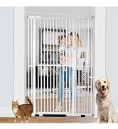 Rgqphantom 71 inch Extra Tall Pet Gate Baby Gate,29.13"-42.08" Extra Wide Pressure Mounted Walk T...