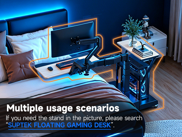 floating gaming desk