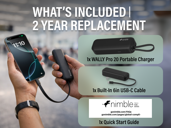 USB-C cable when ready to use