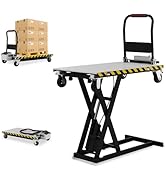 Lomive Electric Lifting Truck, Material Lift Pallet Truck, Effortlessly Enter, 43In-Height 53x31I...