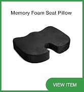vehicle cushion, memory foam Car Seat Cushion pad for driving, seat protector for buttock pain