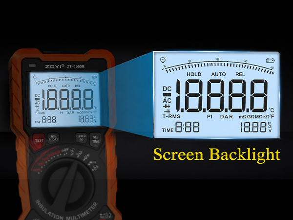 2 in 1 Megohmmeter Multimeter Ohm Meter