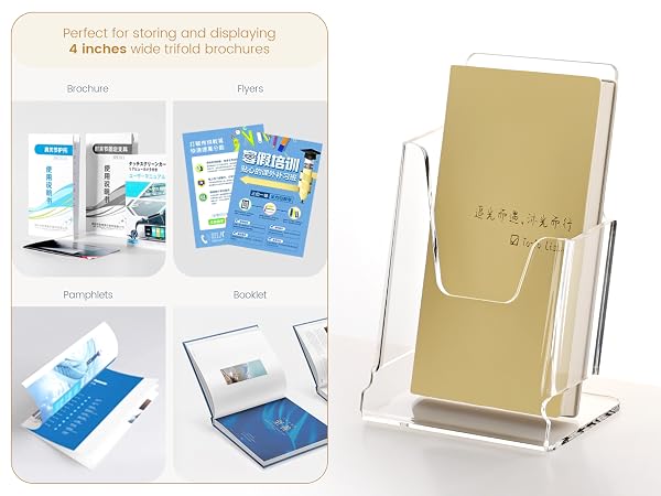 4x9 brochure holder