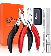Orelex Toenail Clippers for Seniors Thick Toenails, Toe Nail Clippers Adult Long Handle for Men, ...