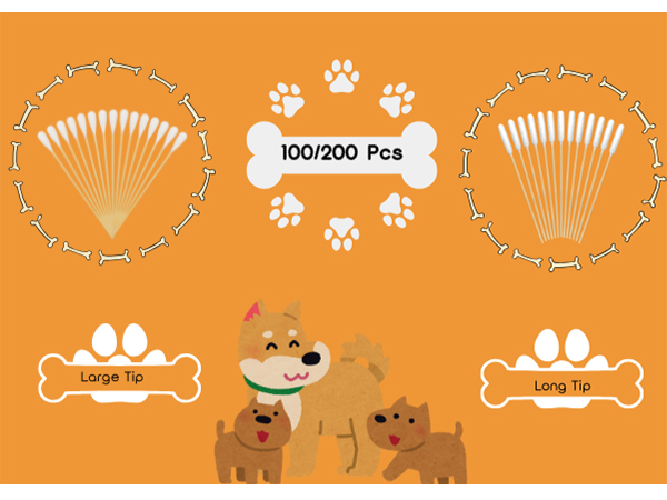 long qtips for cleaning dogs ears