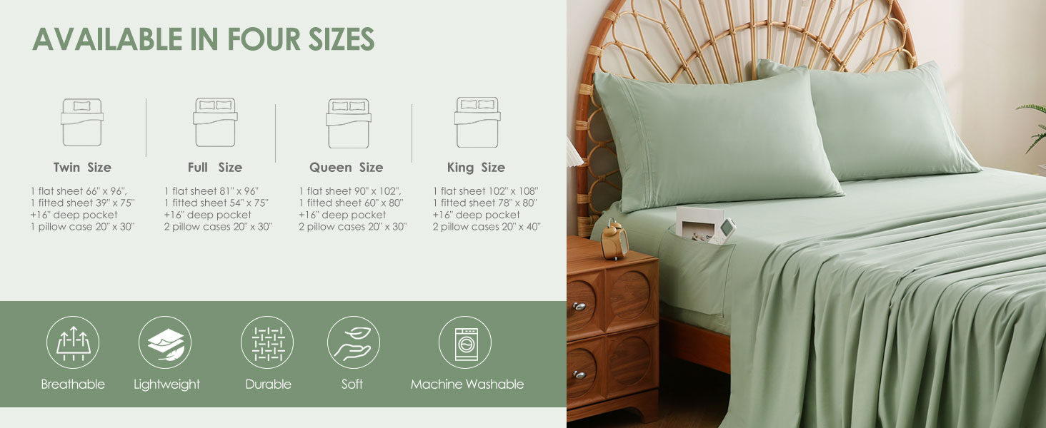 Sateen Cotton Sheet Set