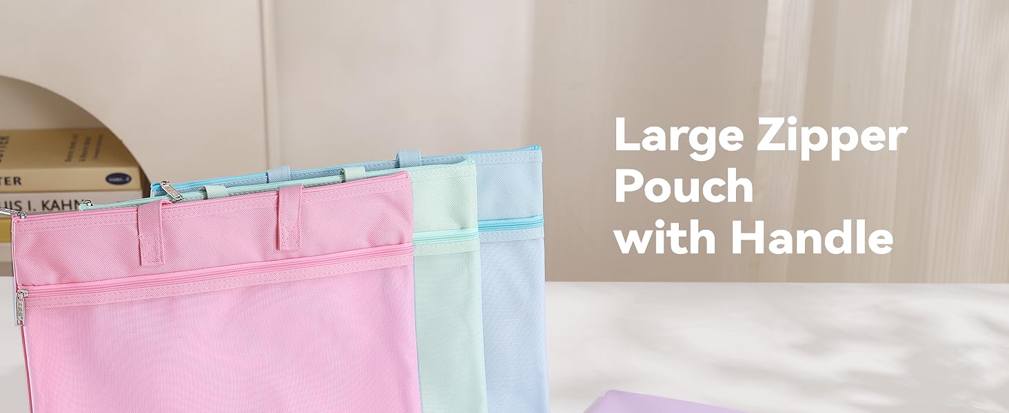 Zipper Pouch with Handle