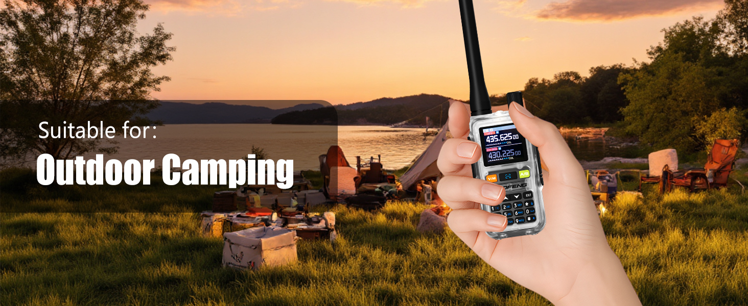 06-3 BAOFENG uv-5r mini Transparent Outdoor Camping