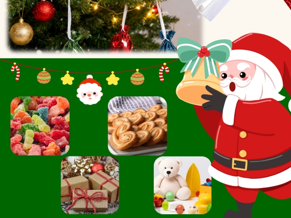 Christmas Drawstring Gift Bags
