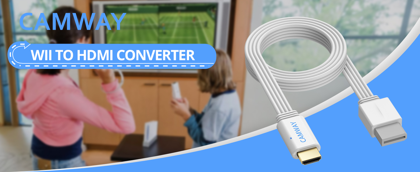 CAMWAY Wii to HDMI Converter