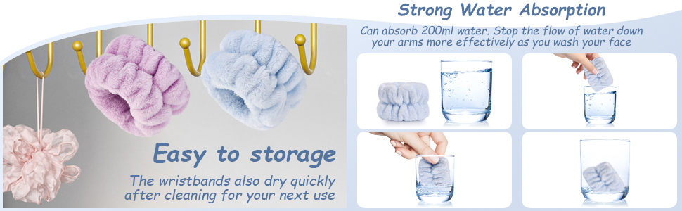 Face Wash Wristbands